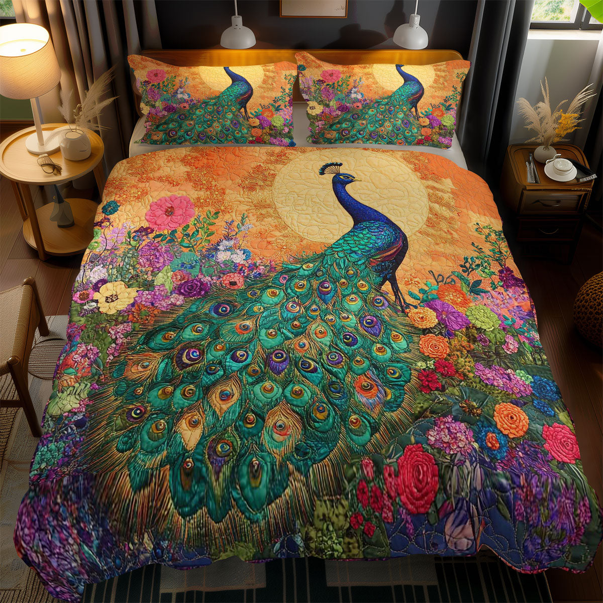 Peacock Blossom WN1102070CL Duvet Cover Set