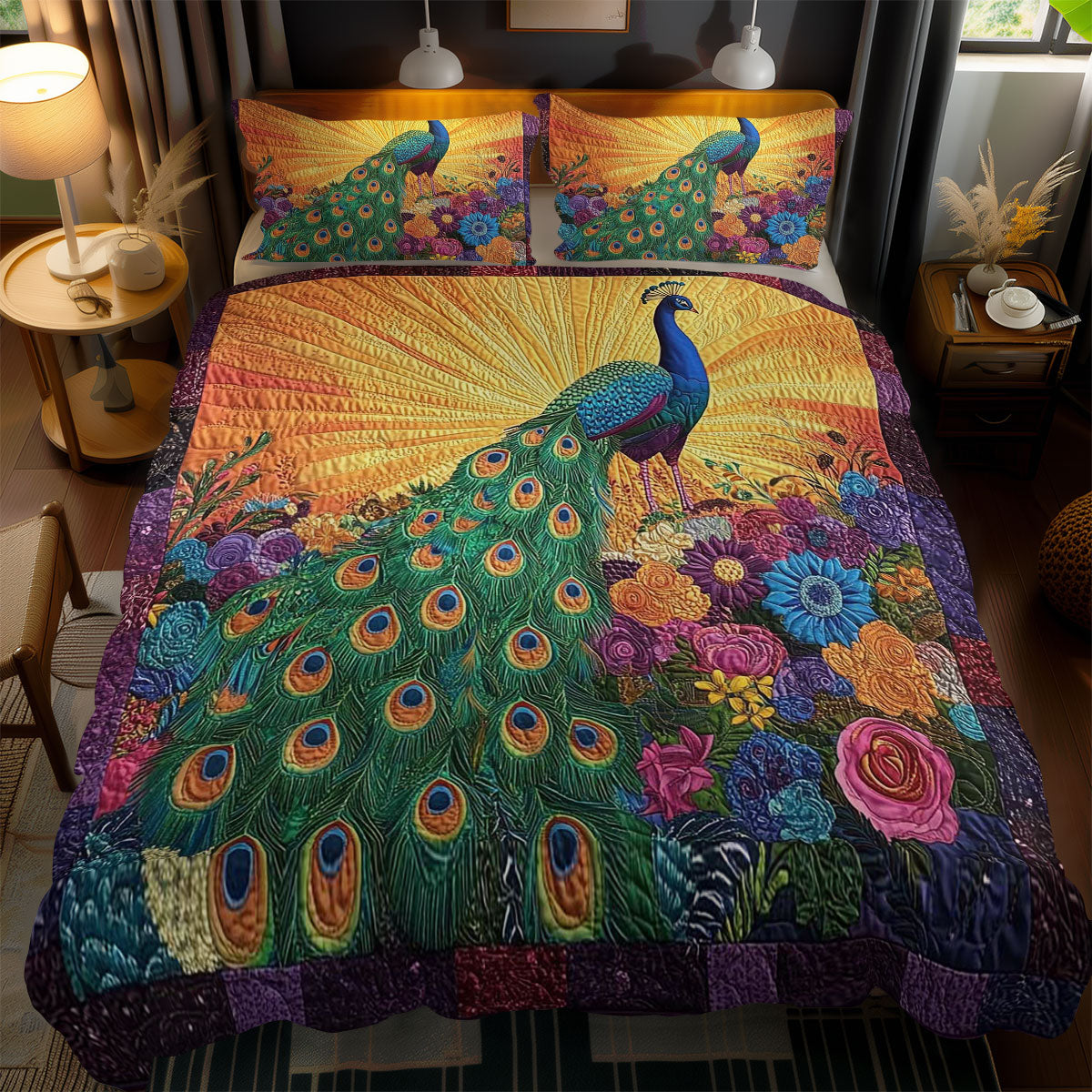 Peacock Radiance WN1102072CL Duvet Cover Set