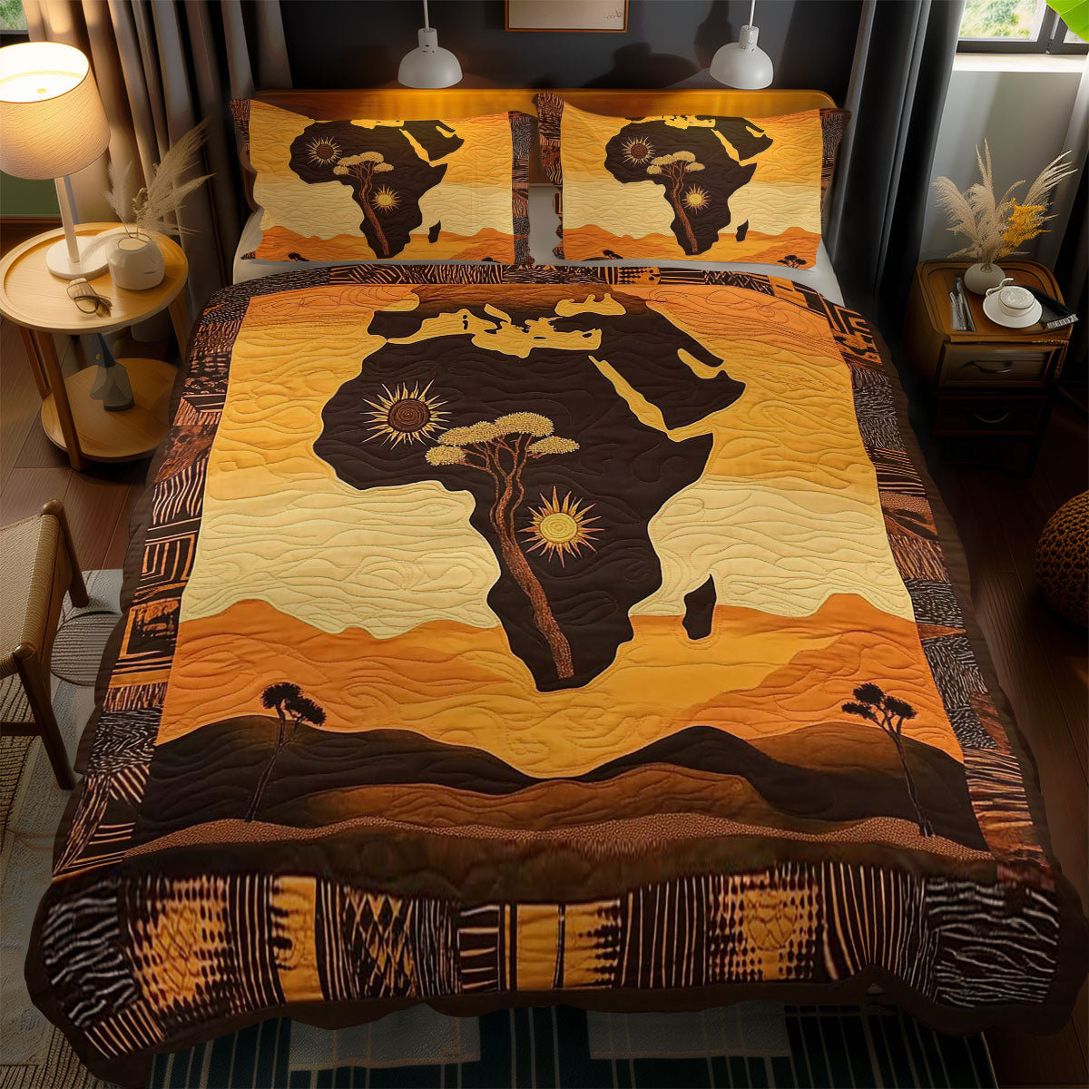 Sacred African Safari WN2502074CL Duvet Cover Set