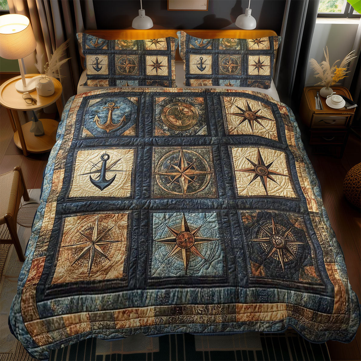 Treasure Compass WN0602097CL Duvet Cover Set