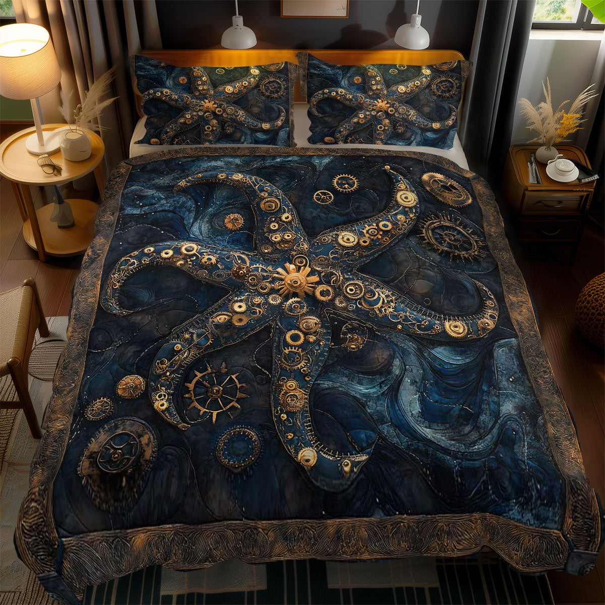 Treasure Steampunk Starfish WN0602099CL Duvet Cover Set