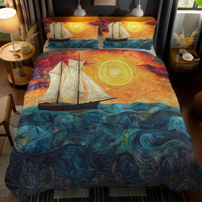 Twilight Sailboat WN0602100CL Duvet Cover Set