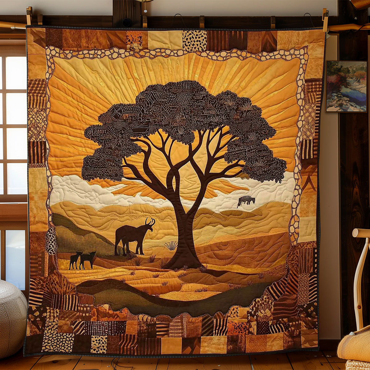 Celestial African Safari WN2502037CL Quilt