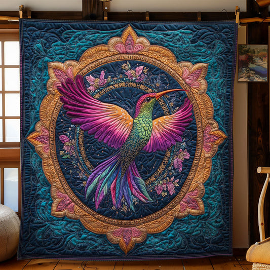 Celestial Hummingbird Mandala WN2001024CL Quilt