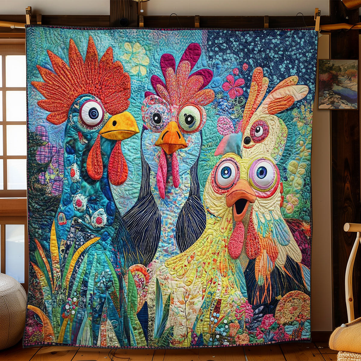 Crazy Chicken WN2802094CL Quilt