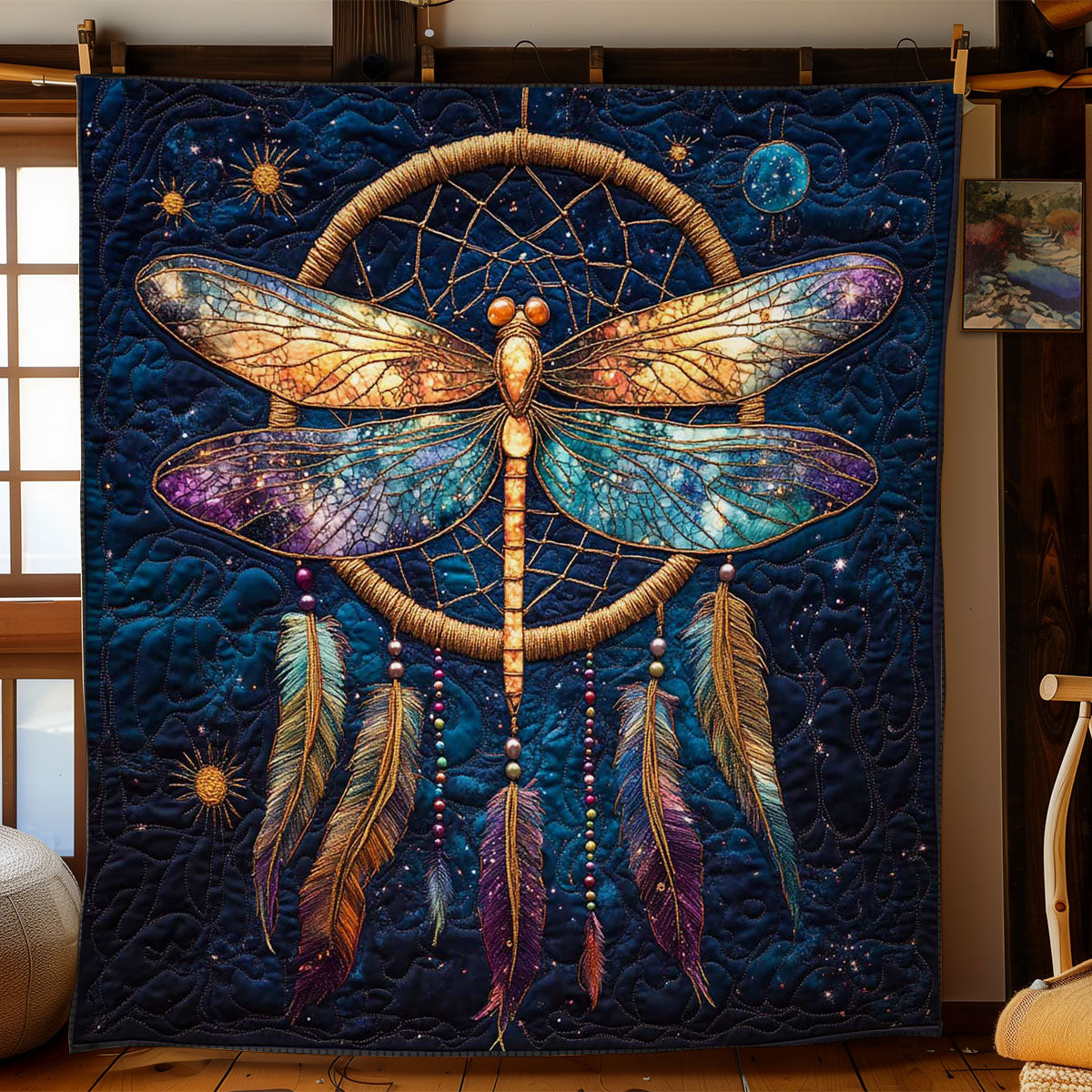 Dreamcatcher Dragonfly WN2702050CL Quilt