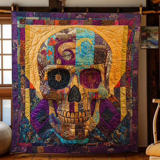 Enchanted African Skull WN2702007CL Quilt