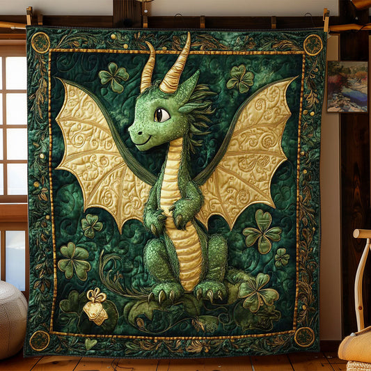 Enchanted Clover Dragon WN2702106CL Quilt