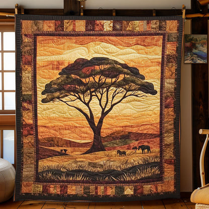 Golden African Safari WN2502025CL Quilt