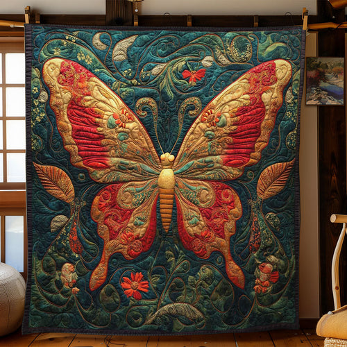 Golden Butterfly WN2802088CL Quilt