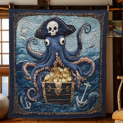 Golden Treasure Octopus WN2702085CL Quilt