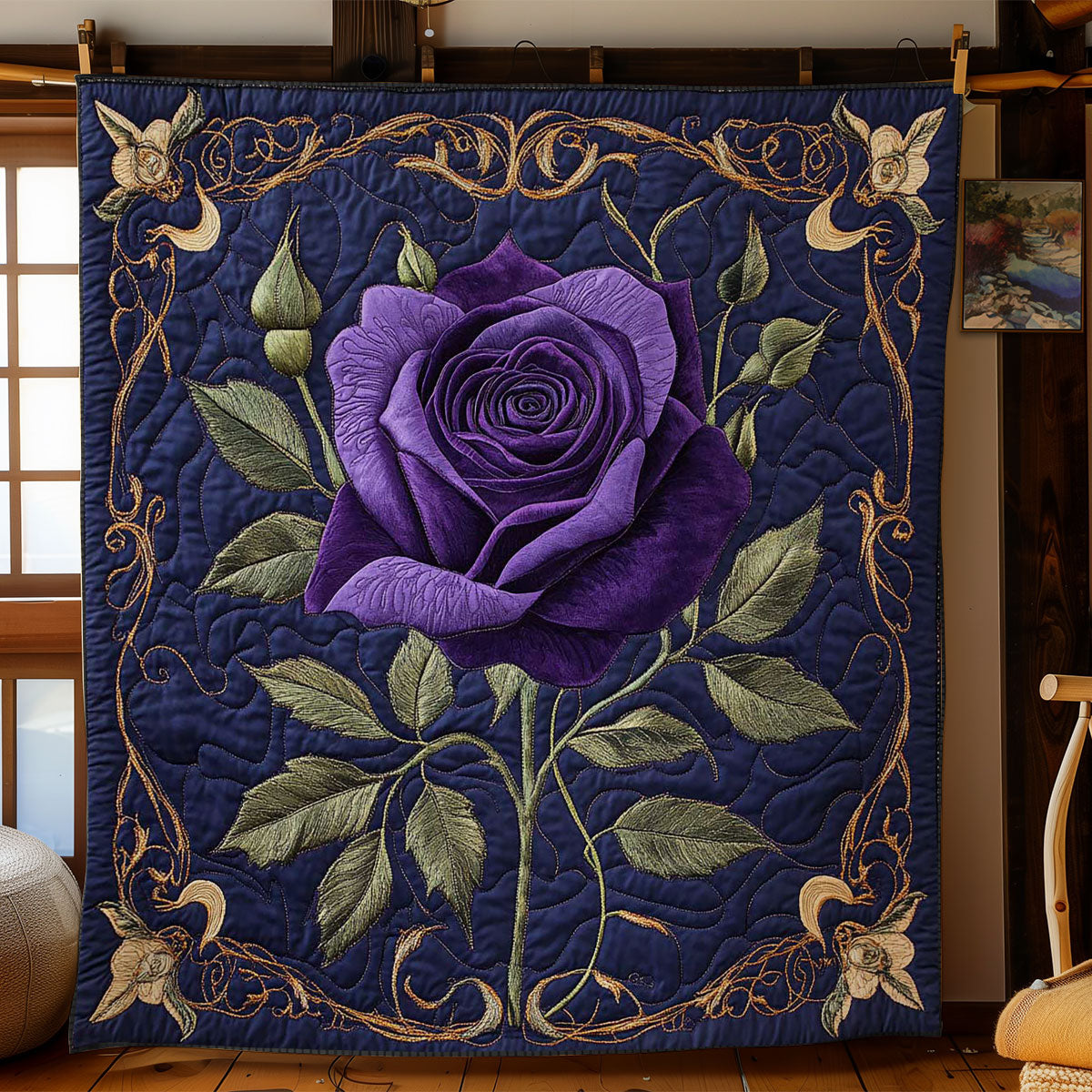 Moonlight Rose WN2802025CL Quilt