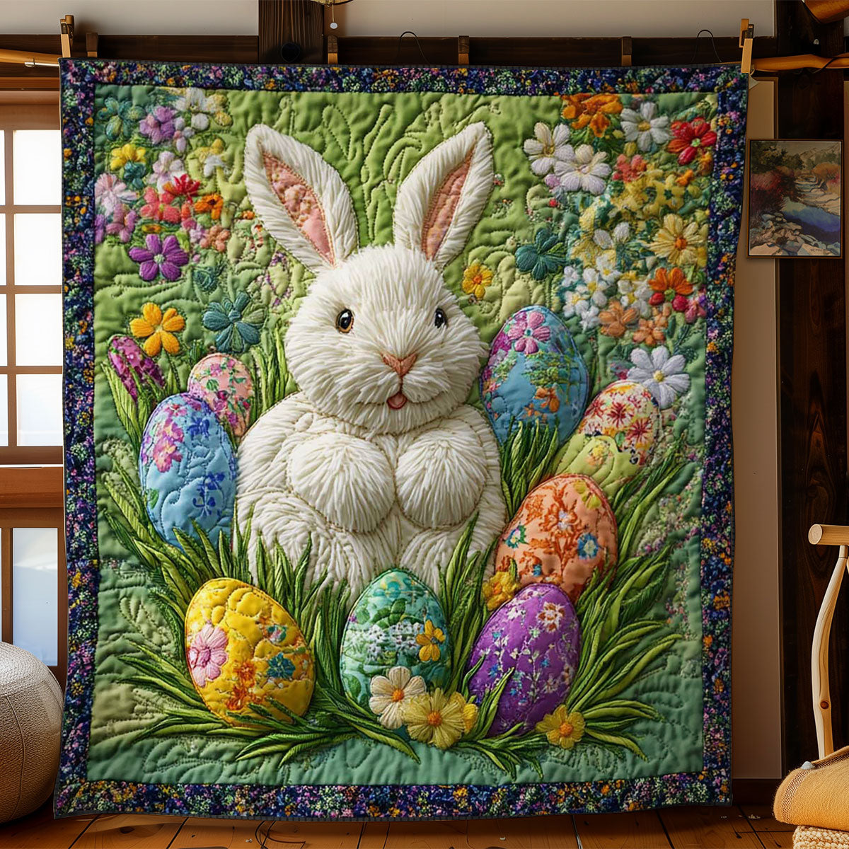 Rabbit Garden Bliss WN2001011CL Quilt