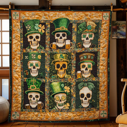 Shamrock Skull WN2702022CL Quilt