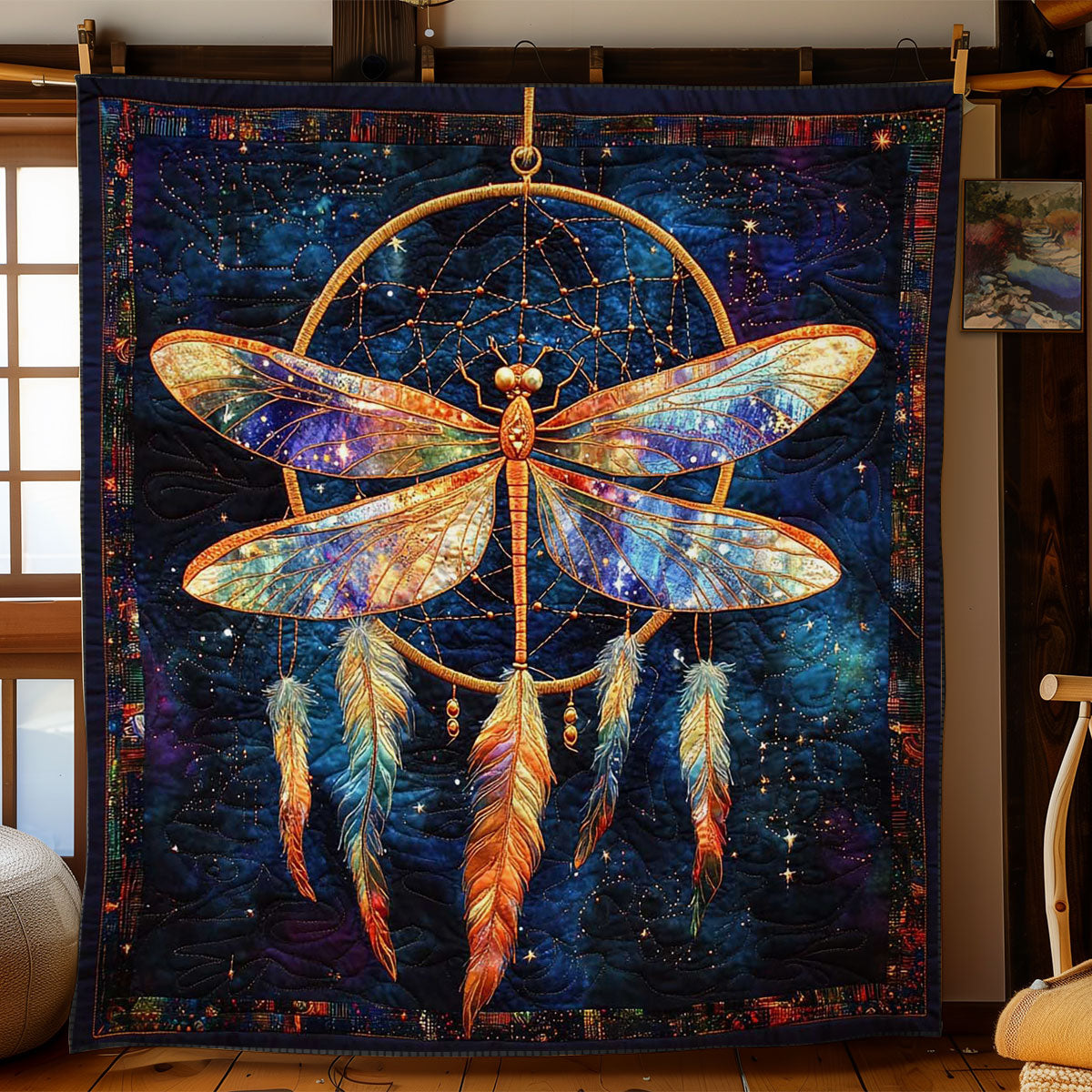 Spirit Dragonfly WN2702049CL Quilt