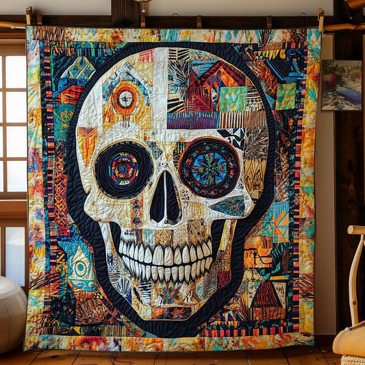 Warrior African Skull WN2702009CL Quilt