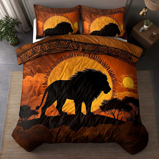 Majestic African Lion WN2502022CL Duvet Cover Set