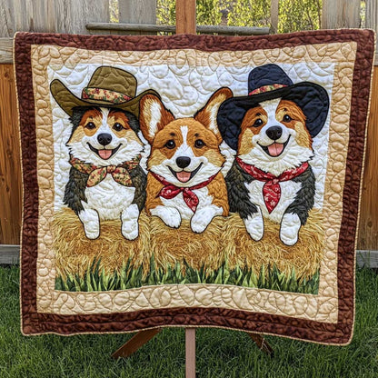 Rustic Corgi WN2802082CL Quilt