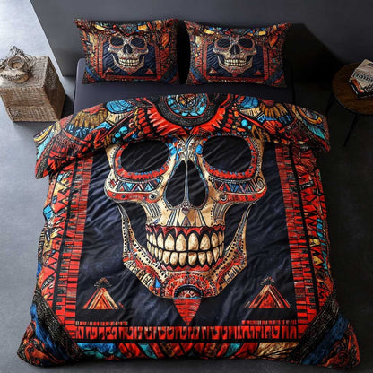 Sacred African Skull WN2702004CL Duvet Cover Set