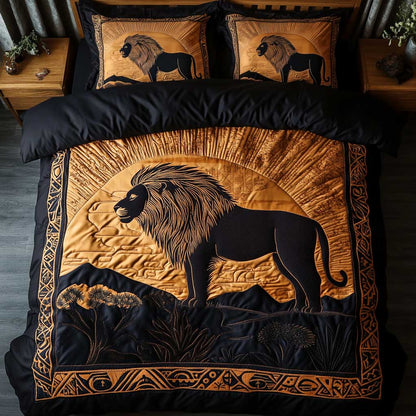 Shadow African Lion WN2502024CL Duvet Cover Set