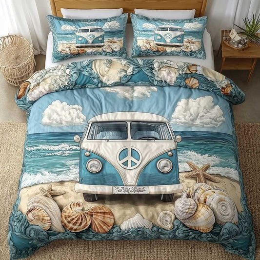 Wave Rider Camper Van WN2802063CL Duvet Cover Set