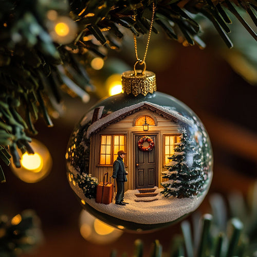 A Cozy Day WJ1612051CL Christmas Ornament