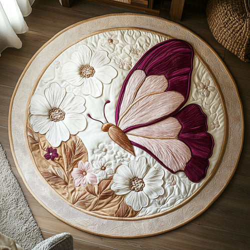 Butterfly Royale WN0207011CL Quilted Round Mat
