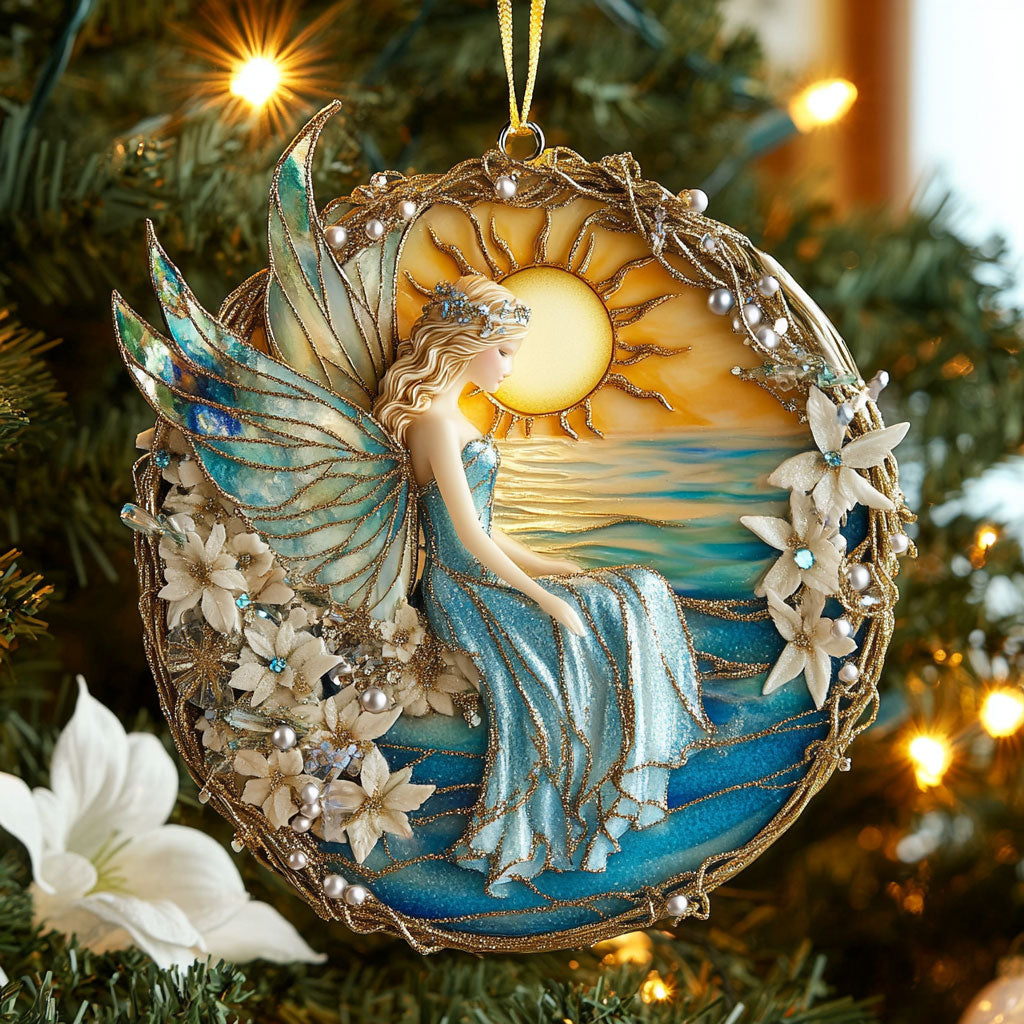 Sunrise Halo Fairy CW0412071CL Christmas Ornament