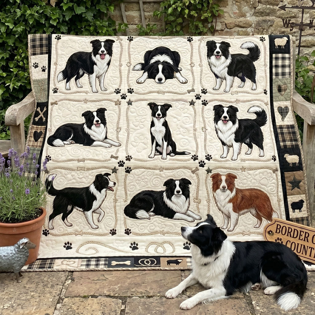 Sheepdog Patchwork Collection WN2805012CL Quilt