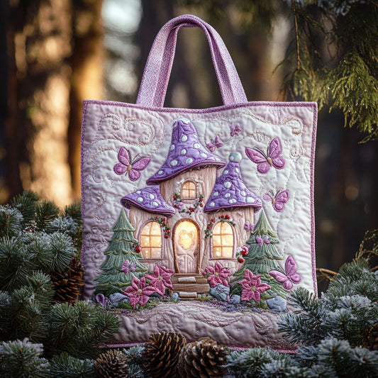 Bright Home Mushroom WN2310001CL Quilted Tote Bag