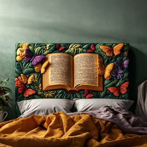 Whispering Book KL1401020CL Quilted Headboard Slipcover