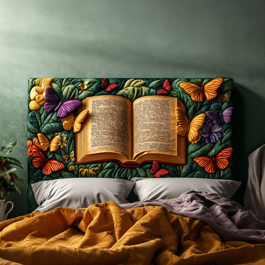Whispering Book KL1401020CL Quilted Headboard Slipcover