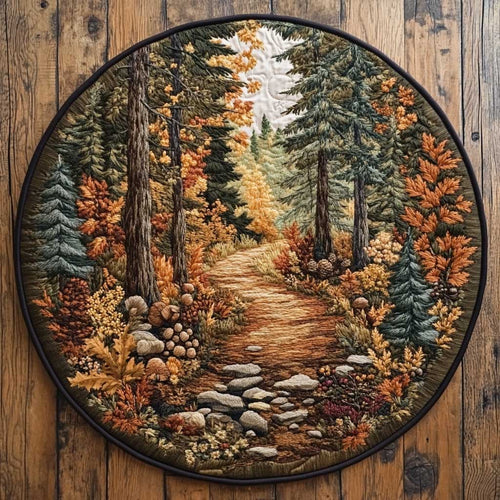 Forest Glow WN0905013CL Quilted Round Mat