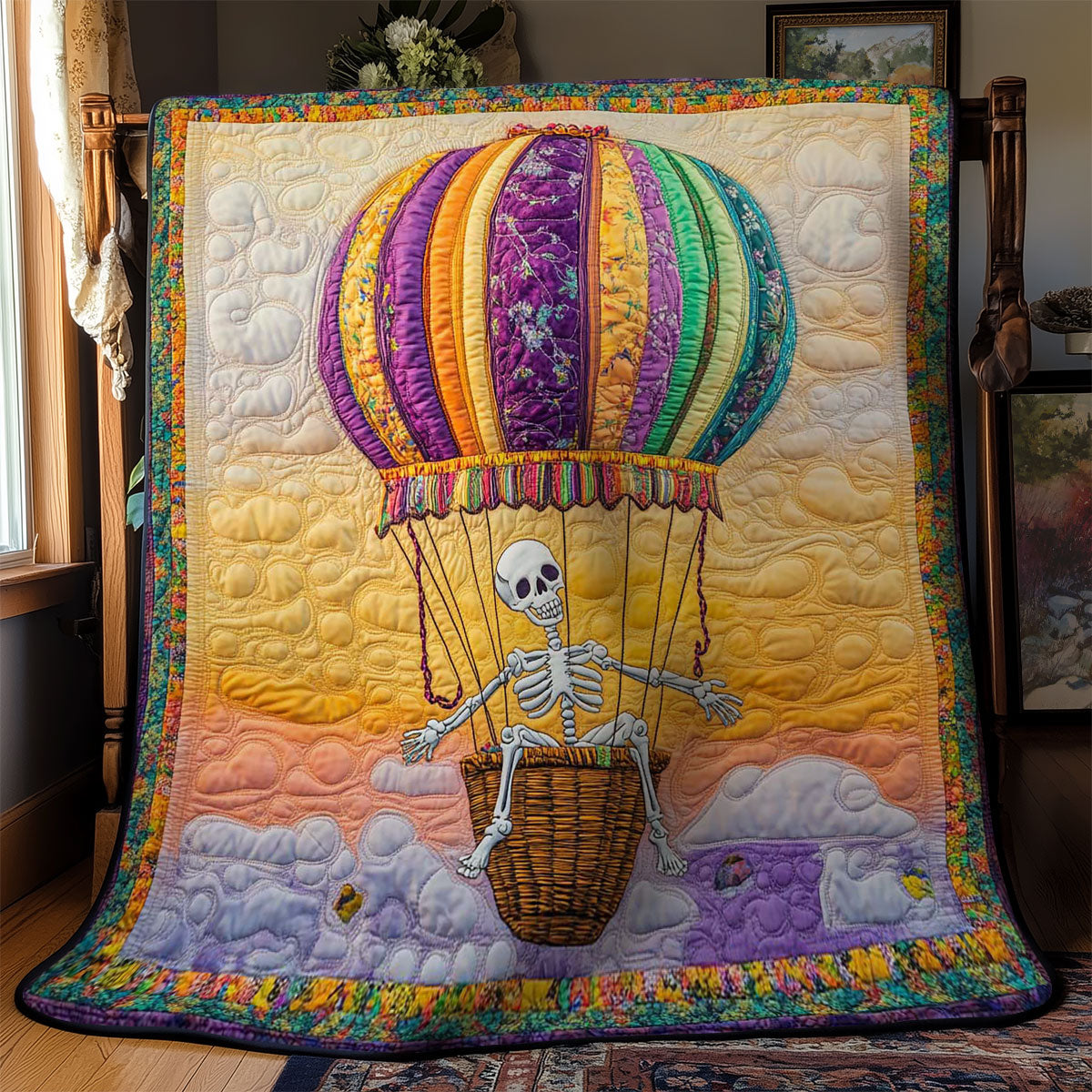 Skeleton's Sky Journey WN2201024CL Quilt