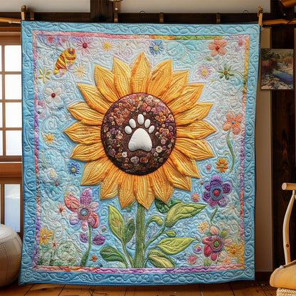 Sunflower Paws WN1001027CL Quilt