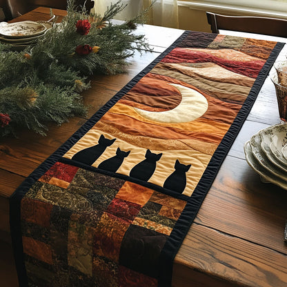 Stitching The Night WJ1707040CL Quilted Table Runner