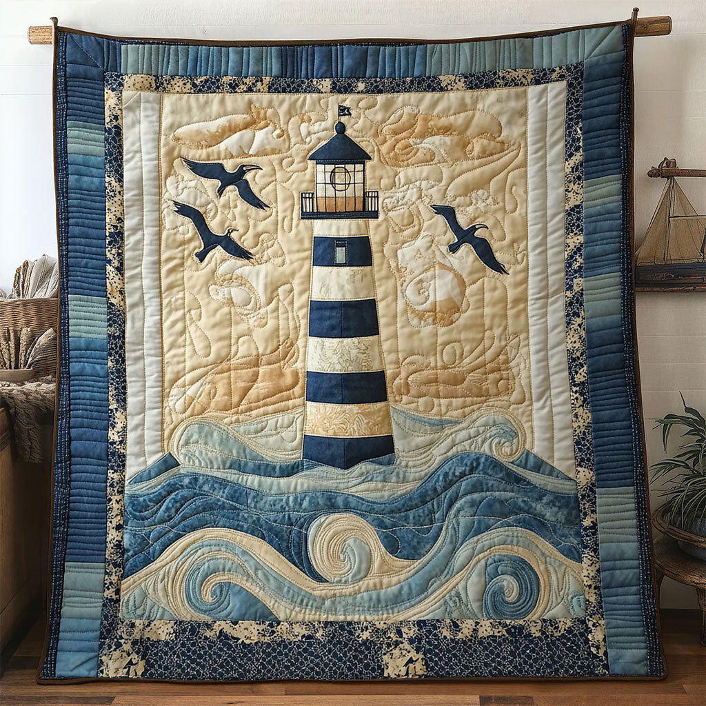 Safe Harbor Lighthouse WN0801074CL Quilt