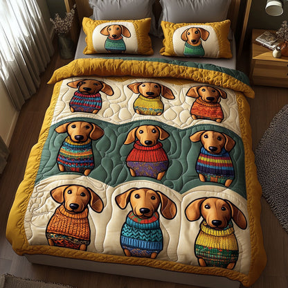 Bright Dachshund WN0601004CL Duvet Cover Set