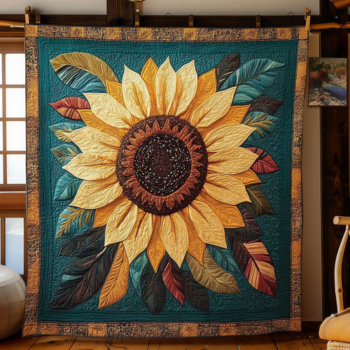 Autumn Sunflower Glow WN1302047CL Quilt