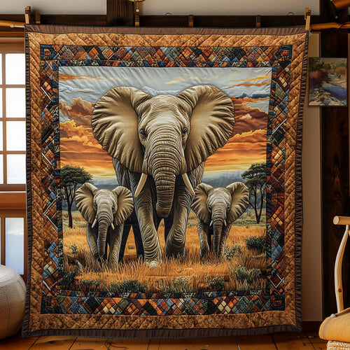 Wild Elephant Spirit WN1903134CL Quilt