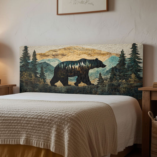 Bear Forest CW2612002CL Quilted Headboard Slipcover