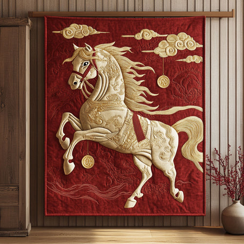 Lucky Horse of Prosperity KL0901050CL Quilt