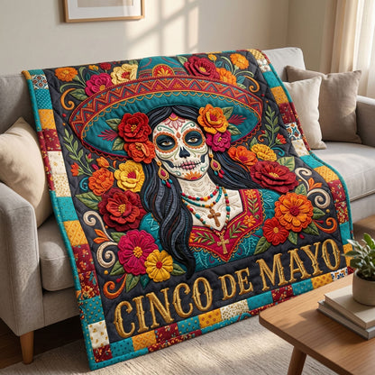 Fiesta Skull Lady WN1804008CL Quilt