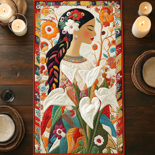 Floral Spirit Lullaby WN1706021CL Quilted Table Runner