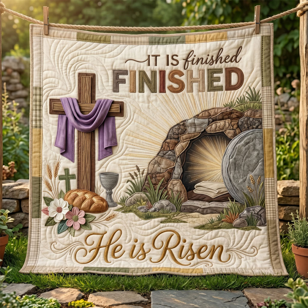 Christian Resurrection Cross WN1704006CL Quilt