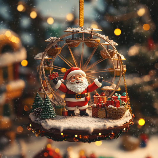 Festive Ferris Wheel WN2911030CL Christmas Ornament