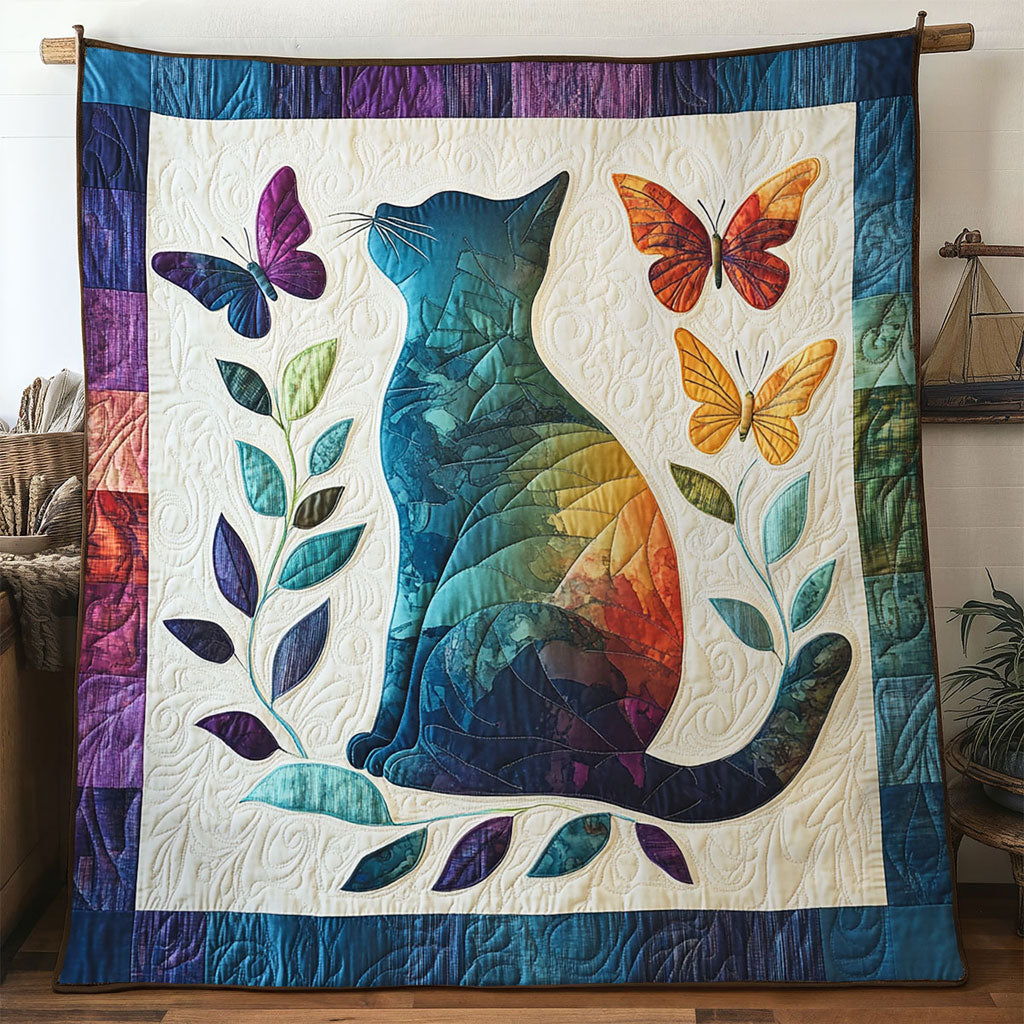 Heartsong Cat WN0701059CL Quilt