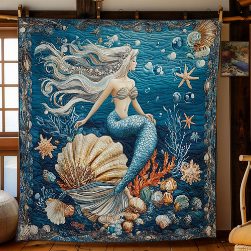 Aqua Mermaid WN0901013CL Quilt