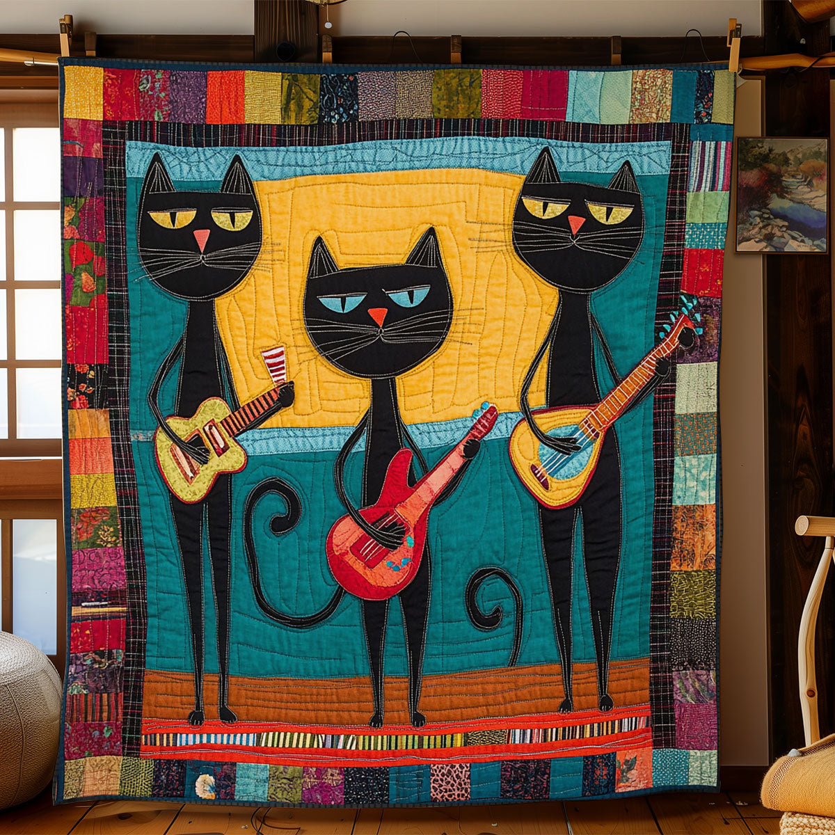 Jazz Tails CP0701016CL Quilt