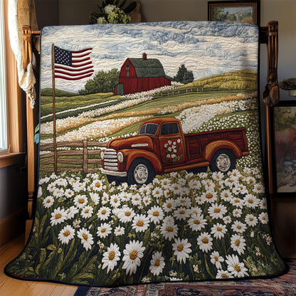 Rustic Red Truck WN0703050CL Quilt